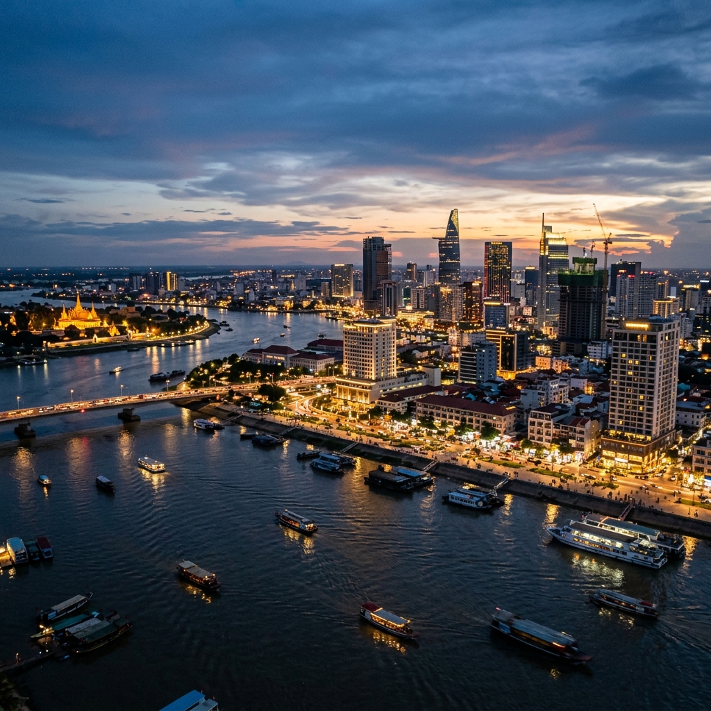 Phnom Penh skyline