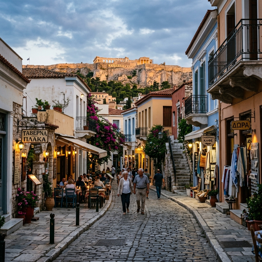 Plaka in Athens